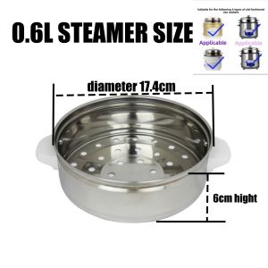 Rice cooker steamer 0.6L1.0L1.5L1.8L For Conventional rice cooker Accessories stainless steamer