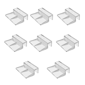 8Pieces Aquariums Cover Clip High Strength Acrylic Lid Support for Open and Grass Fishtanks Easy to Use for Strong Hold