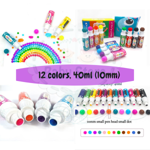 SuperDots marker set ★ Non toxic Kid Safe Washable /Mobee DOT Painting SET creative painting set dot painting/Kid baby toys