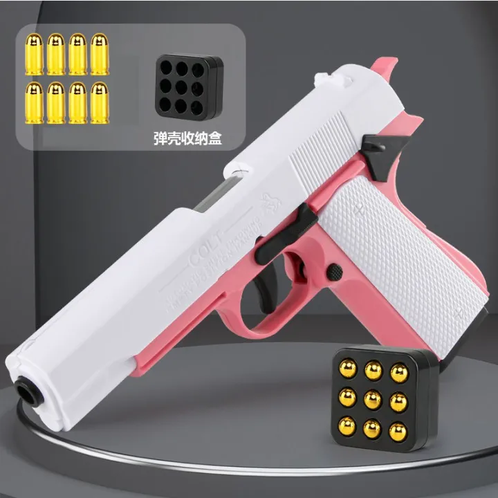 ของเล่นประเภทยิง cod โกดังที่ว่างเปล่าเครื่องแขวนบรรจุอัตโนมัติ Glock g18 ปืนดีดเปลือกอัตโนมัติ m1911 รุ่นของเล่น gun cgeacvesx