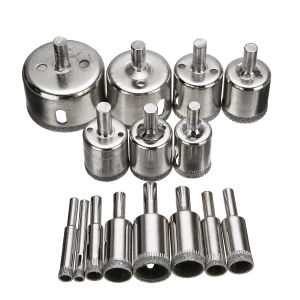 MATA BOR KACA MARMER KERAMIK UBIN SET 15 PCS 6 - 50MM