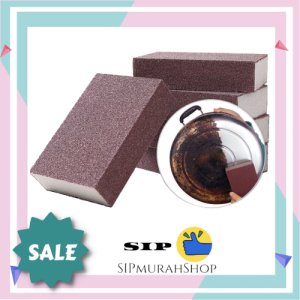 PEMBERSIH KERAK KARAT Cleaner Spons Pembersih Kerak Magic Sponge Alat Panci Wajan Penggosok Gosok Gosokan Wastafel Kamar Strongwell Brush Pembersih Karat Besi Nano Melamine Magic Sponge