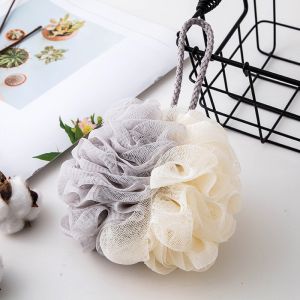 FaSolLa ฟองน้ำถูตัว รูปดอกไม้ อุปกรณ์สำหรับอาบน้ำ ใยตีฟอง ฟอกตัว ฟองนุ่ม สามารถแขวนได้