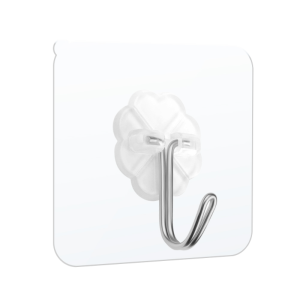 20pcs Self Adhesive Wall Hooks / Transparent Seamless Hooks / Heavy Duty Waterproof Organizer Rack Hook / Reusable Storage Hanging Holder for Bathroom Kitchen Wall