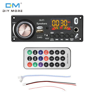 diymore DC 12V MP3 BT Decoding Board Car Audio MP3 Decoder TPA3116D2 Amplifier Board 2 * 100W