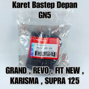 Karet bastep / footstep depan HONDA GN5 GRAND Karisma supra 125 karet lentur tidak sobek dan tidak licin kualitas bagus dan original ori asli ahm