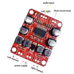 [ezrae Libun] DC 12V TPA3110 TPA3110D2 Digital Power Amplifier Module 2x15W Dual Channel Stereo DIY Speaker Amplifier Electronics Design PCB