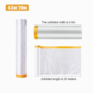 🔥🔥🔥4.5m x 20m Plastic Dust Cover Disposable Furniture Dustproof Cover Protective Cover Plastic Cover