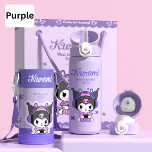 Milon Bear M59: Children Vacuum Flask 500ml SUS 316 Stainless Steel Bottle/Thermal Flask cute school bottle