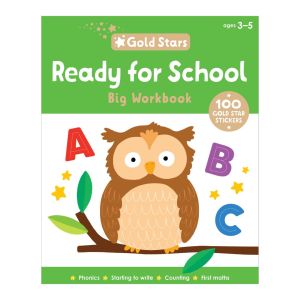 Gold Stars Maths Big Workbook For Kids To Learn Numbers With Stickers (128 Pages)