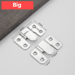 （10 PCS）Heavy Duty Display Furniture Interlocking Brackets hook Stainless Steel Hanging Buckle  Hanging