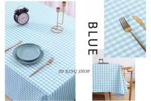 Kitchen Tablecloth Rectangular Table Cloth Waterproof Oilproof 90x137cm PVC Cover Protector Checkered Design home