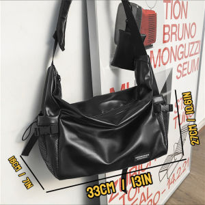 2025 Crossbody bag for men Korean style trendy large capacity work wear functional Japanese shoulder bag