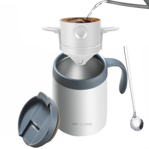Garden Coffee Brewing Set Recyclable Net And Warm Cup Perfect For Campers Backpackers