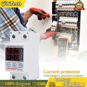 【Free Shipping】 Electrical Surge Protector Relay with Adjustable Voltage Limit SVP-916 for Reliable Circuit Safety
