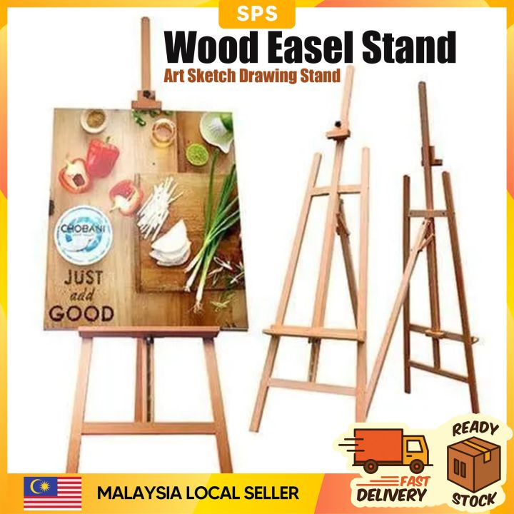 SPS 1.5M PINE WOOD STAND ART SKETCH EASEL DRAWING DISPLAY WEDDING ...