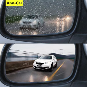 [Ann-car] 2 Tấm Phim Chống Mưa Gương Chiếu Hậu Xe Hơi Phim Bảo Vệ Chống Nước Chống Sương Mù Cửa Sổ Bên Hông Xe Hơi Phim Bảo Vệ Gương Chiếu Hậu Xe Hơi