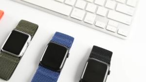 Tefeca Unity Series Elastic Compatible/Replacement Band for Apple Watch/Apple Watch Ultra (Black Ultra Wide XS fits 5.5-6.0 inch wrist 49mm/45mm/44mm/42mm)