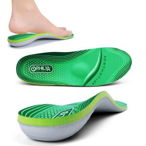 iFitna Plantar Fasciitis Relief Orthopedic Insole Flat Feet High Arch Support Insert Metatarsal Pain Men&Women Standing All Day2026