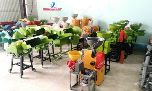 Máy Băm Cỏ VoiThân Cây Ngô Có Lô Cuốn Tự Động Sử Dụng Động Cơ 3KW