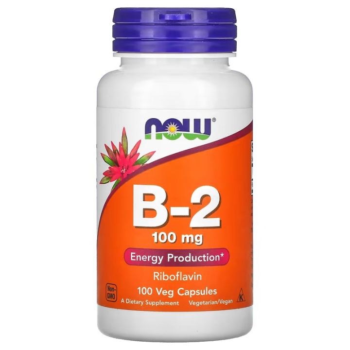 Riboflavin Vitamin B2 100 Mg 100 Veg Capsules Lazada Ph