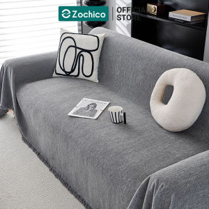 Khăn thảm phủ sofa trơn xám đậm cổ điển phù hợp mọi phong cách dễ dàng trang trí phòng khách Zochico