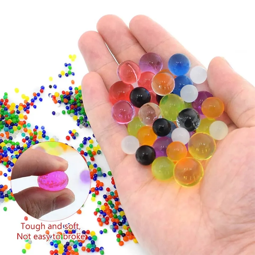20 pcs/lot Big Crystal Soil Mud Hydrogel Gel Kids Children Toy Water Beads  Growing Up