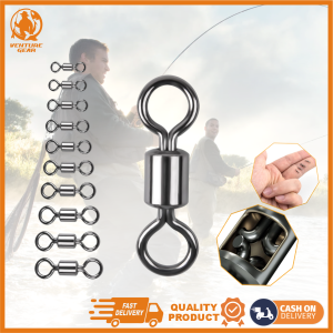 New 30Pcs High-Quality Fishing Swivel Connector with Swivel Barrel - 360° Rotation Lightweight Water Resistant for Lures and Leaders