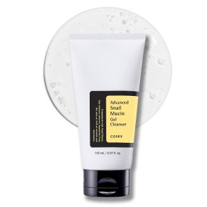 COSRX Advanced Snail Mucin Gel Cleanser 5.07 Fl Oz / 150 mL Rich Daily Deep Cleansing Gel Cleanser for Dull Dry & Sensitive Skin Korean Skin Care Korean Face Wash