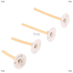 [COD] folp 100Pcs Beeswax Wicks less High Quality With Clip Base Pre-waxed Wicks For DIY Making Candle Accessories For Party