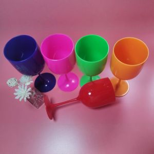 FEELINGS PP Plastic Material Champagne Flutes Flute Shape Dishwasher-safe Party Wine Glasses Reusable Champagne Glasses Party Supplies
