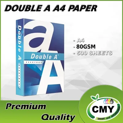 DOUBLE A COPIER PAPER A4 80GSM 500 SHEETS