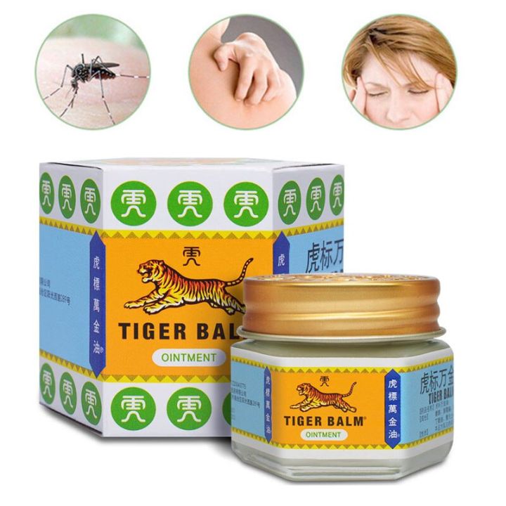 100 Original White Red Tiger Balm Super Extra Strength Pain Relieving