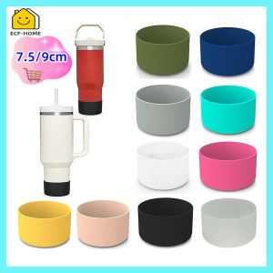 Suitable for Aquaflask/Hydroflask/Thermoflask 7.5cm/9cm Sports Water Bottles Silicone Protective Boot Flask Slip Bottom Tumbler Cove