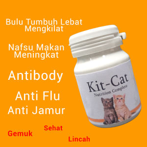 30 BUTIR VITAMIN KUCING GEMUK MENAMBAH NAFSU MAKAN BULU MENGKILAT