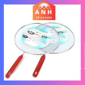 Nắp lưới đậy chảo chống văng dầu mỡ loại lớn 29cm33cm cao cấp .