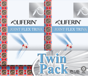 Oliferin Joint Flex Triva -Boswellia Serrata Extract+ Olive Extract+ Curcumin Extract. (60 capsule)