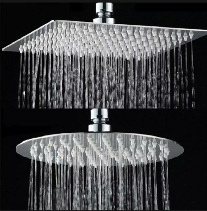 Stainless Steel Ultra Thin Top Overheaded Rain Rainfall Shower Head