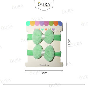Ikat Rambut Model Pita 2 Pcs Kunciran Ribbon Korean Style Karet Anak Dewasa Perempuan Aesthetic Fashionable