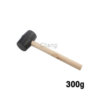 Chang 300g 500g ค้อนยางด้ามไม้ ขนาดเล็ก ค้อนหัวยาง ค้อนยาง ฆ้อนยาง ฆ้อนหัวยาง Rubber Hammer