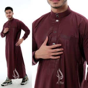 Jubah Pria Hitam Gamis Dewasa Terbaru Premium Mewah Polos Jubah Gamis Saudi Pria Muslim Turki