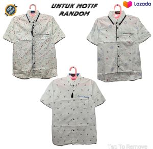 Kemeja Lengan Pendek Anak Laki Laki Pria Remaja Dewasa Bahan Katun Strecth Adem Melar Motif Bermotif Polos Kotak Kotak  Murah Umur Usia TK SD SMP SMA Umur Usia 1 2 3 4 5 6 7 8 9 0 Tahun-UMMIBUSANA1734032722