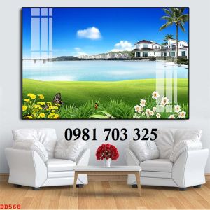 Gạch tranh 3D cảnh biển đẹp