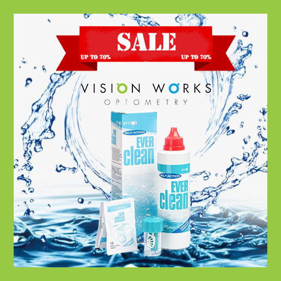 Avizor Ever Clean PreservativeFree Contact Lens Solution 225ml Ready