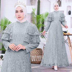GAMIS BUSUI KARMILA BRUKAT TULANG PREMIUM/ BAJU KONDANGAN SERAGAM PESTA LEBARAN MEWAH