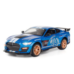 【WJ】1:24 Ford Mustang Shelby GT500 simulation alloy diecast car model sports car model kids toy car