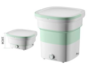 DRHL0356 Mesin Cuci Lipat Mini Portable Folding Washing Machine Kapasitas 2.8 kg