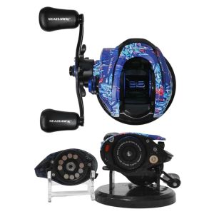 SEAHAWK FALCON 103HSL BAITCASTING (BC) FISHING REEL (Free cap)