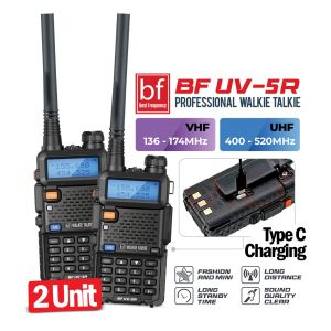 Walkie Talkie HT Handy Talkie UV5R/UV-5R Radio HT Komunikasi - Hitam BERGARANSI Bigtronik