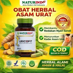 Obat Asam Urat Paling Ampuh Rematik Nyeri Sendi Kolesterol Lutut Nyeri Herbal Uricofit Naturindo
